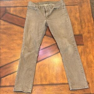 Levi's 511 Brown Denim Pants 34 x 32